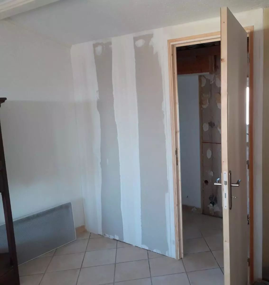 Travaux de plaques de plâtre en intérieur